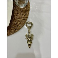 Feyza Design Paslanmaz Geyik Başlı Soda Açacağı, Şık ve Dayanıklı Tasarım