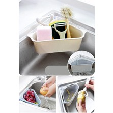 Feyza Design Pratik Köşe Düzenleyici, Evye Içi Süzgeçli Çekmeceli Organizatör