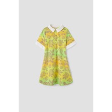 Lia Lea Bg Store Kız Çocuk Sarı Elbise