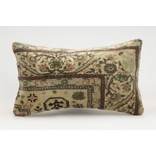 Kilim Wholesale El Yapımı Kilimden Yapılmış Vintage Kırlent Kılıfı, Yün, 30X50 cm