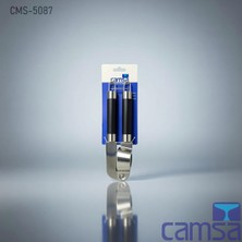 Feyza Design Siyah Saplı Çelik Sarımsak Ezeceği, Pratik ve Dayanıklı Mutfak Aracı