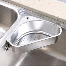 Feyza Design Paslanmaz Çelik Sebze ve Meyve Süzgeci, Lavabo Için, Pratik Kullanım