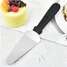Feyza Design Paslanmaz Çelik Plastik Saplı Üçgen Pasta ve Kek Servis Spatulası