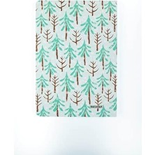 Skygo A5 Çam Ağacı Desenli Sert Karton Kapaklı 2023 Haftalık Ajanda, 128 Yaprak, Çizgisiz