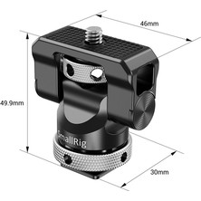 Smallrig BSE2346B Cold Shoe Dönen ve Eğilen Monitör Bağlantısı