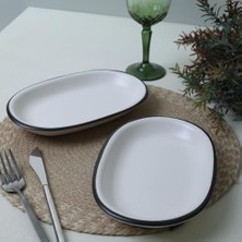 Skygo Simply Hitit Kayık Tabak 22 cm 2 Adet 19985