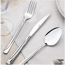 Skygo Nehir Fiesta Sade 12 Kişilik 72 Parça Kutulu Çatal Kaşık Bıçak Takımı