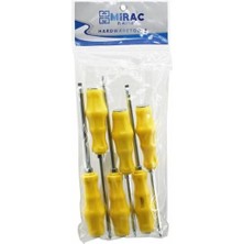 Skygo Darbeli Tornavida Seti – 6’lı Çift Taraflı (2-In-1) Yıldız & Düz Tornavida Takımı | Profesyonel, Dayanıklı, Ergonomik El Aletleri