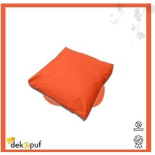 Dekopuf 75X75 cm Yer Minderi Kırmızı