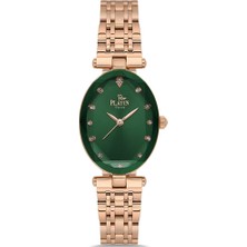 Platin Pierre HDS-PL-1248LA-C10 Oval Kadın Kol Saati