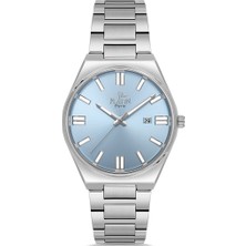 Platin Pierre HDS-PL-1228GA-A15 Çelik Kordon Takvimli Erkek Kol Saati