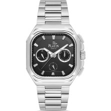 Platin Pierre HDS-PL-1280GA-A2 Çelik Kordon Fonksiyonları Aktif Kare Erkek Kol Saati
