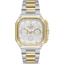 Platin Pierre HDS-PL-1280GA-D1 Çelik Kordon Fonksiyonları Aktif Kare Erkek Kol Saati