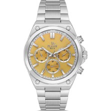 Platin Pierre HDS-PL-1166GA-A12 Çelik Kordon Fonksiyonları Aktif Erkek Kol Saati