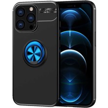 Yıldız Store iPhone 14 Pro Uyumlu Ydst Ravel Silikon Kapak-Siyah-Mavi