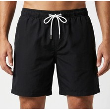 Estiva Erkek Tek Renk Tactel Deniz Şortu