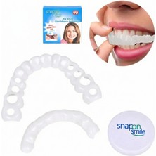 Snaponsmile Klipsli Diş Kaplama Tak Çıkar Geçici Beyaz Protez Diş Geçici Diş Uygulaması