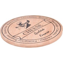 Skygo Bambum B2879 Lasiago-Rotating Peynir Servis Tahtası, Kahverengi