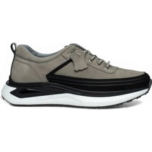 Daniel Ruffo Z-2005.37 Yeni Sezon Hakiki Deri Gri Nubuk Ithal Taban Erkek Günlük Ayakkabı