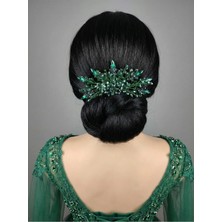 Magic Tiara Kristal Taşlı Şık Saç Tarağı – Örgü ve Topuz Saçlar Için Özel Tasarım