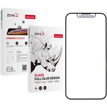 Maks Technology iPhone 14 Plus Uyumlu ​mkst Rika Premium Temperli Cam Ekran Koruyucu