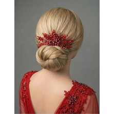 Magic Tiara Kristal Taşlı Şık Saç Tarağı – Örgü ve Topuz Saçlar Için Özel Tasarım