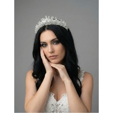 Magic Tiara Taşlı Gelin Tacı – Işıltılı Prenses Model