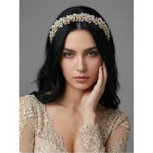 Magic Tiara Kristal Taşlı Saç Bandı – El Yapımı Işıltılı Özel Gün Aksesuarı