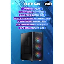 Game Garaj Elite S35 Amd Ryzen 5 7500F 32GB Ram 1tb SSD RTX5070 120MM Sıvı Soğt Freedos Oyuncu Oem Paket
