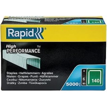 Skygo Zımba Teli Tip 140, 6 mm Zımba, 5000 Adet Büyük Paket, Ahşap ve Folyolar Için Yassı Tel Kıskaçlar