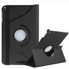 Galaxy Tab A 8.0 (2019) T290  Uyumlu Ydst Dönebilen Standlı Kılıf-Siyah