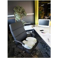 Skygo Whiteblanco Bambu Kılıflı Visco Ortopedik Hemoroid Minder