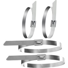 MN6 Ssgc-46-3 Metal Kablo Bağı 304-ZORLU Ortamlar Için UYUMLU-4.6X300MM 8 Adet