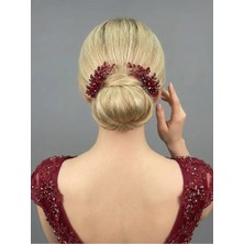 Magic Tiara Kristal Çift Saç Tokası – Özel Günler Için Işıltılı Aksesuar