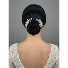 Magic Tiara Kristal Çift Saç Tokası – Özel Günler Için Işıltılı Aksesuar