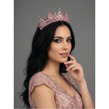 Magic Tiara El Yapımı Kristal Taç – Işıltılı ve Göz Alıcı Özel Gün Aksesuarı