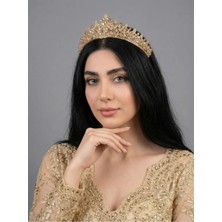 Magic Tiara Kristal Taşlı Taç – Zarif ve Gösterişli Özel Gün Tacı