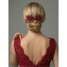 Magic Tiara Kristal Taşlı Saç Tokası – El Yapımı Özel Gün Aksesuarı