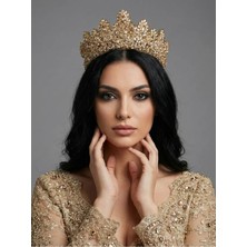 Magic Tiara Işıltılı Kristal Taç – El Yapımı Özel Gün Tacı