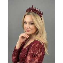 Magic Tiara Kristal Taşlı El Yapımı Taç – Özel Günler Için Işıltılı Seçim