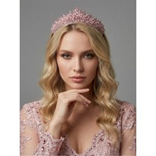 Magic Tiara Kristal Taşlı Taç – Zarif ve Gösterişli Özel Gün Tacı