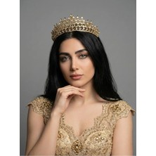 Magic Tiara Işıltılı Kristal Taşlı Prenses Tacı – Özel Günler Için Göz Alıcı Seçim