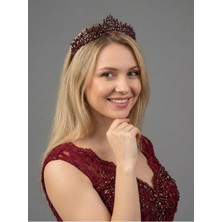 Magic Tiara Kristal Taşlı Zarif Gelin Tacı - Işıltılı Düğün Saç Aksesuarı