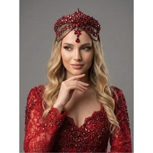 Magic Tiara Kristal Gelin Tacı – 7 Farklı Renk Seçeneğiyle Işıltılı Zarafet