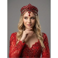 Magic Tiara Kristal Gelin Tacı – 7 Farklı Renk Seçeneğiyle Işıltılı Zarafet