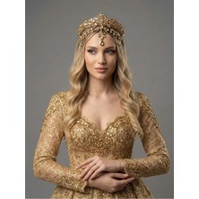 Magic Tiara Kristal Gelin Tacı – 7 Farklı Renk Seçeneğiyle Işıltılı Zarafet