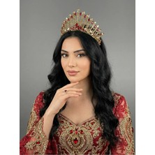Magic Tiara Işıltılı Kına Gecesi Tacı – Kristal Taşlı Gösterişli Model