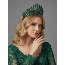 Magic Tiara Işıltılı Kına Gecesi Tacı – Kristal Taşlı Gösterişli Model