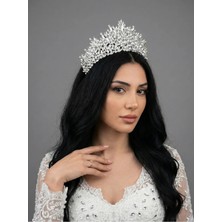 Magic Tiara Işıltılı Kına Gecesi Tacı – Kristal Taşlı Gösterişli Model