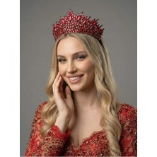 Magic Tiara Işıltılı Kına Gecesi Tacı – Kristal Taşlı Gösterişli Model